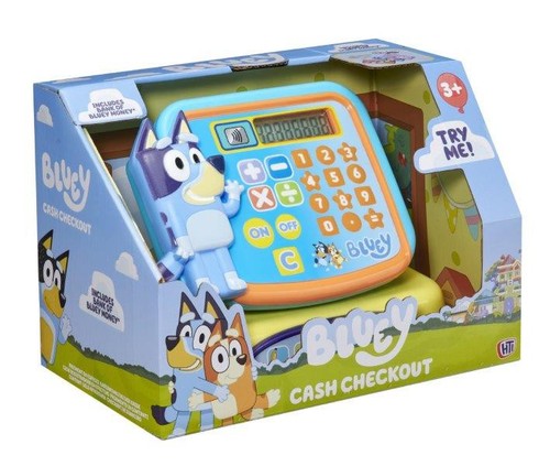 Bluey toy cash - cash, register