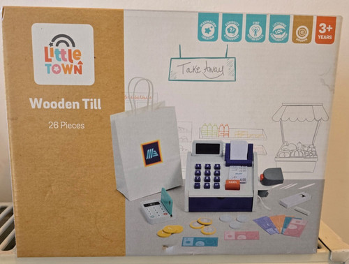 Little town wooden - wooden, aldi