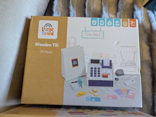 Aldi little town wooden - aldi,
