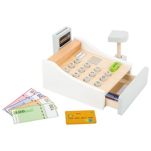 Wooden toy shop till cash - shop,
