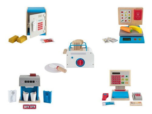Kids wooden cash register - kids,