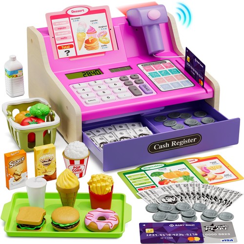 Hyes wooden cash register - hyes,