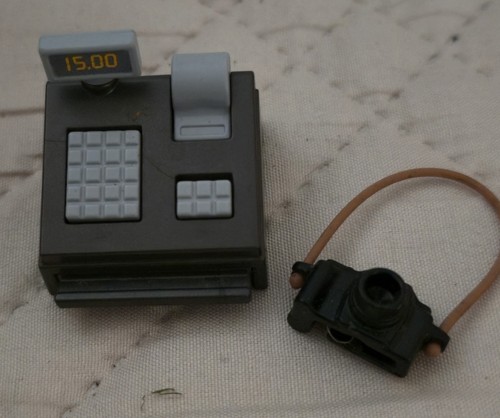 Playmobil cash till - cash, camera