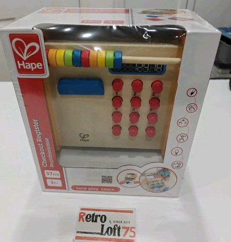 Hape wooden toy checkout - wooden,