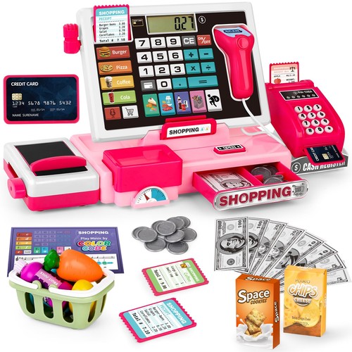 Toy till cash register - cash, with