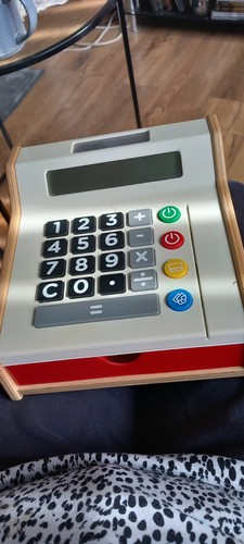 Ikea childs toy wooden cash - childs,