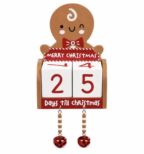 Christmas wooden countdown - wooden,