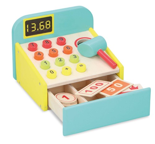 Wooden cash register shop till - wooden,
